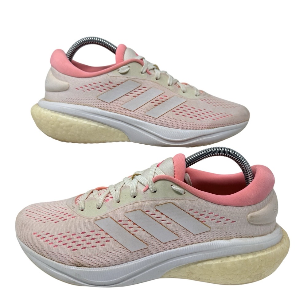 Adidas Supernova 2 Running Shoes Sneakers Women's‎ Size 8 Pink White GY3528